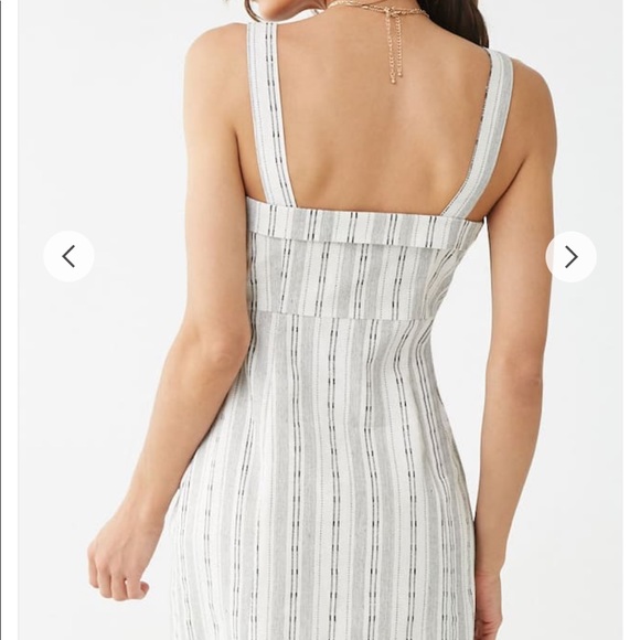 Pinstriped Mini Dress💫 - Picture 3 of 5